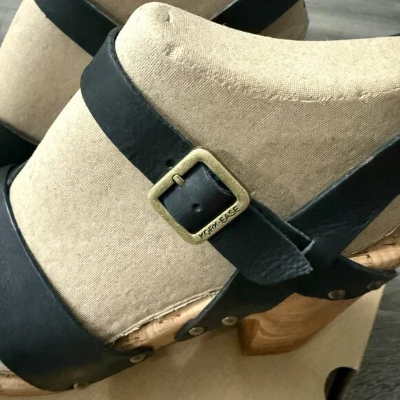 NIB Kork- Ease Drew Sandals in Black Women size 9 - Picture 6 of 8